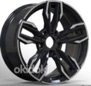 R16x7  5X120  ET  35  72.6  H581  Black Polished (MB)  For BMW