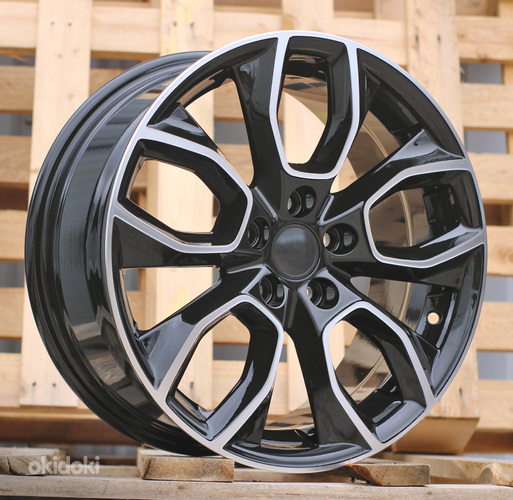 R16x7  5X112  ET  45  57.1  H593  Black Partial Polished (BP)  For SKODA  (K3)