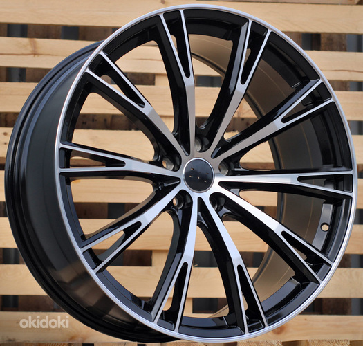 R19x8.5  5X112  ET  40  66.5  H5060  (INSA001)  Black Polished (MB)  For AUD  (P1+A)  (ABT Style)