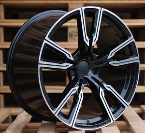 R22x10.5  5X112  ET  43  66.6  H5033  (A5552)  Black Polished (MB)  For BMW  (P)  (Rear+Front X5/X6) (1 foto / 1)