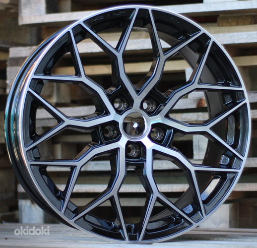 R19x8.5  5X112  ET  35  66.6  H4101  Black Polished (MB)  For RACIN  (Z2)