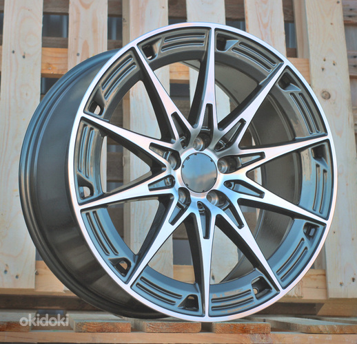 R20x8.5  5X112  ET  36  66.6  H3500F  Grey Polished (MG)  For MER  (K3)  (HYBRID FORGED Rear+Front NEW Model)