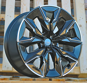 R21x10.5  5X112  ET  44  66.5  H3447F  Black Polished (MB)  For BMW  (K3)  (HYBRID FORGED Rear+Front) (1 foto / 1)