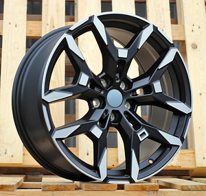 R19x8.5  5X112  ET  40  66.6  H3456F  Black Polished Half Matt (MBHM)  For BMW  (M)  (HYBRID FORGED Front+Rear) (1 foto / 1)