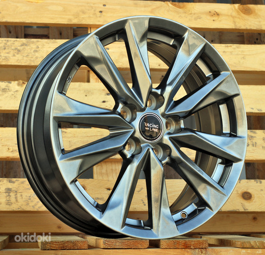 R17x6.5  5X114.3  ET  35  60.1  H3341F  Hyper Black (HB)  For TOYOT  (M)  (HYBRID FORGED)
