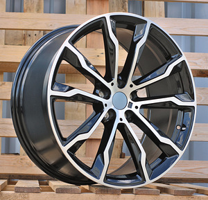 R20x9.5  5X112  ET  43  66.6  H3263F  Black Polished (MB)  For BMW  (Z6)  ((X3) HYBRID FORGED (Rear+Front)) (1 foto / 1)
