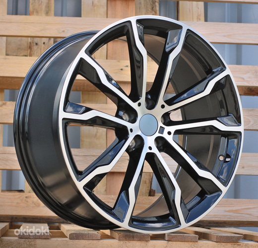 R20x9.5  5X112  ET  43  66.6  H3263F  Black Polished (MB)  For BMW  (Z6)  ((X3) HYBRID FORGED (Rear+Front))