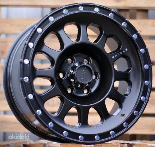 R17x8.5  6X120  ET  0  66.9  H1019  Black Matt (BM)  For 4X4  (P1)