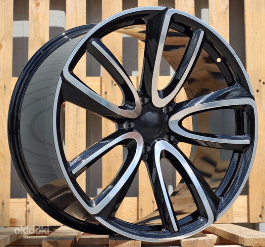R22x11  5X130  ET  55  71.6  H1737  (CTRGW1737)  Black Polished (MB)  For BENTL  (K3)  (FORGED (Rear+Front))