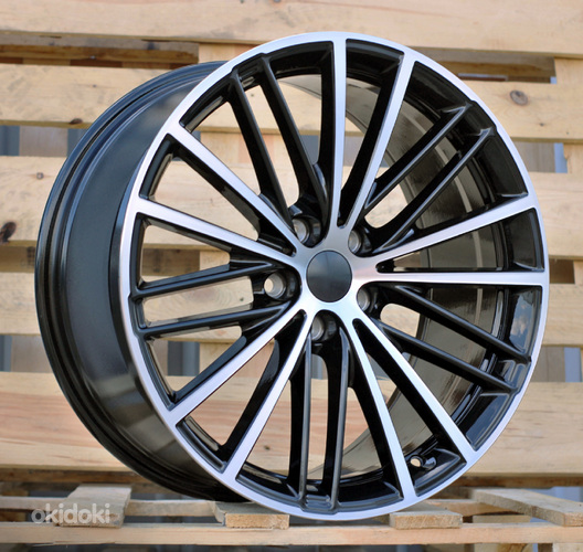 R19x9  5X112  ET  44  66.6  H3071F  Black Polished (MB)  For BMW  (P1)  (HYBRID FORGED Front+Rear)