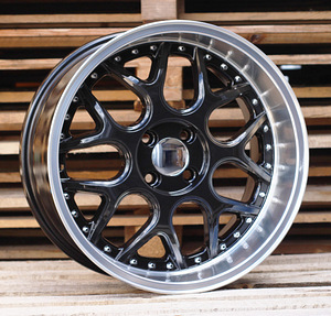 R17x8.5  4X100  ET  20  60.1  FR762  Black+Polished Lip (BLPL)  For SMART  (R)  ((AKC 70 Eur)BRABUS Style) (1 foto / 1)