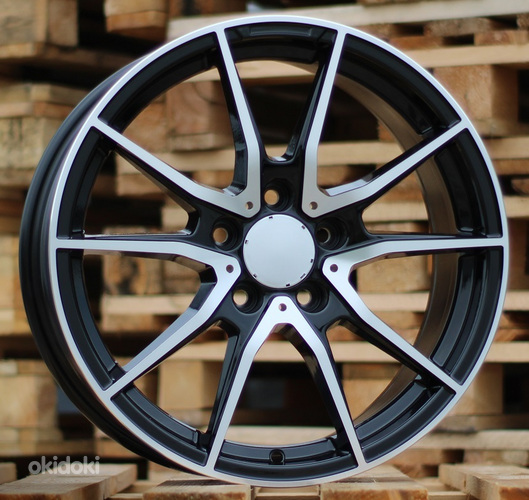 R17x7.5  5X112  ET  47.5  66.6  FR781  Black Polished (MB)  For MER  (K4)  ((AKC 60 Eur))