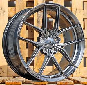 R18x8  5X114.3  ET  38  73.1  FF138  Silver (SI)  For RACIN  (P1)  (HYBRID FORGED Style HRE (Titanium Silver)) (1 foto / 1)