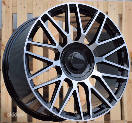R21x10  5X112  ET  62.5  66.6  FE230  Black Polished (MB)  For MER  (K7)  (Rear+Front (AKC 130 Eur) For New GLS)