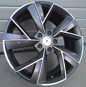 R18x7  5X112  ET  43  57.1  FE211  Grey Polished+Powder Coating (MGPC)  For SKODA  (K4) (1 foto / 1)