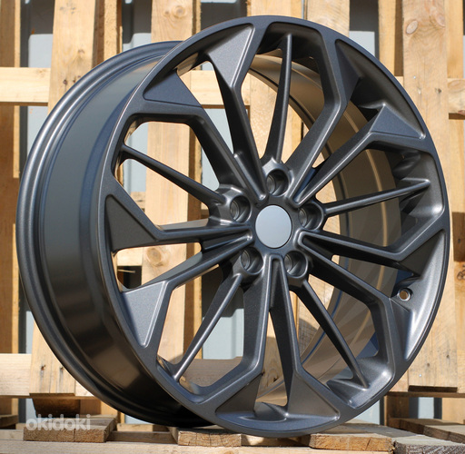 R18x8  5X108  ET  45  63.4  FE187  (IN5608)  Gun Metal Half Matt (GMHM)  For FORD  (A)