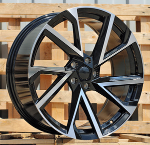 R17x7  5X112  ET  40  57.1  FE181  (BK5804)  Black Polished (MB)  For SKODA  (D4+K2) (1 foto / 1)