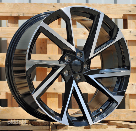 R17x7  5X112  ET  40  57.1  FE181  (BK5804)  Black Polished (MB)  For SKODA  (D4+K2)
