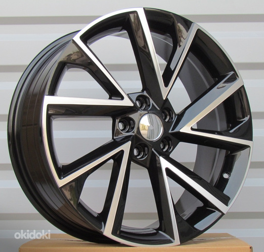 R18x7.5  5X112  ET  43  57.1  FE181  Black Polished+Powder Coating (MBPC)  For SKODA  (P)