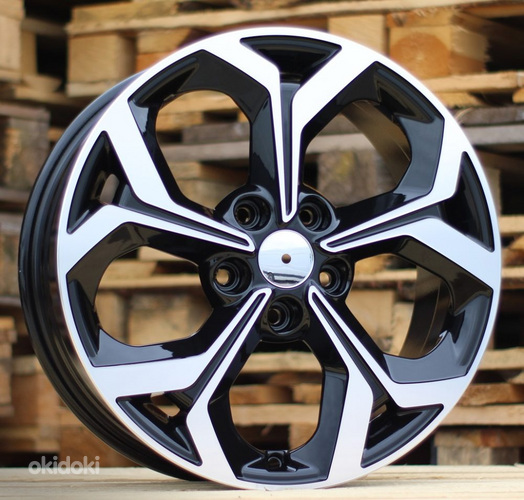 R16x6  5X114.3  ET  46  67.1  FE175  Black Polished (MB)  For KIA  (Z5)
