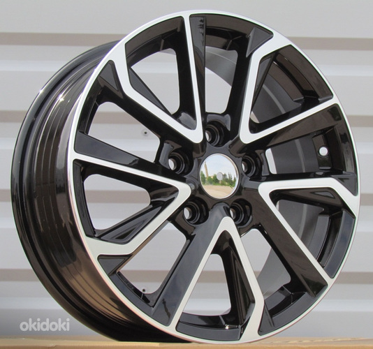 R16x6.5  5X114.3  ET  45  60.1  FE177  Black Polished (MB)  For TOYOT  (K7)