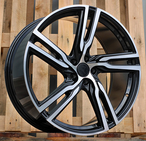 R19x8  5X108  ET  45  63.3  FE161  (IN5356)  Black Polished Half Matt (MBHM)  For VOLVO  (K7+Z6) (1 foto / 1)