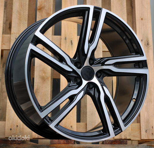R19x8  5X108  ET  45  63.3  FE161  (IN5356)  Black Polished Half Matt (MBHM)  For VOLVO  (K7+Z6)