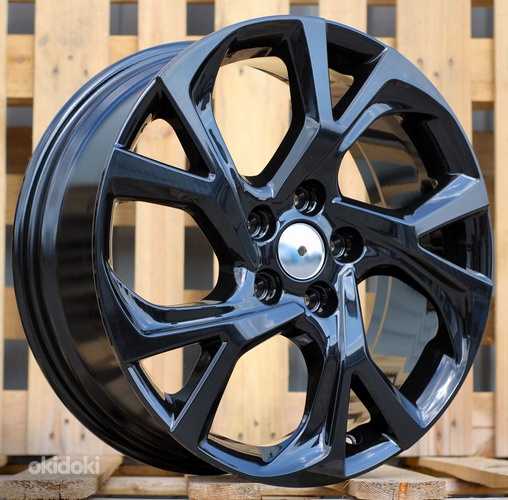 R18x7  5X114.3  ET  50  60.1  FE132  (BK5962)  Black (BL)  For TOYOT  (P)