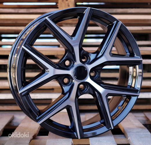 R18x7.5  5X114.3  ET  45  60.1  FE148  (Y1140)  Black Polished (MB)  For TOYOT  (K4)