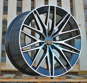 R22x11.5  5X112  ET  53  66.6  FBX387  Black Polished (MB)  For MER  (K3)  (HYBRID FORGED Rear+Front) (1 foto / 1)