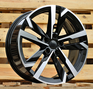 R17x7  5X112  ET  40  57.1  FBX254  Black Polished (MB)  For SKODA  (Z5+Z7)  (HYBRID FORGED) (1 foto / 1)