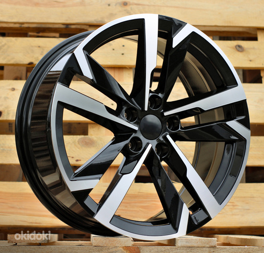 R19x8  5X112  ET  42  57.1  FBX254  Black Polished (MB)  For SKODA  (Z7)  (HYBRID FORGED)