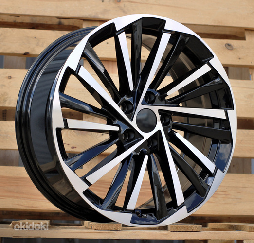 R19x8  5X112  ET  44  57.1  FBX261  Black Polished (MB)  For SKODA  (M)  (HYBRID FORGED)