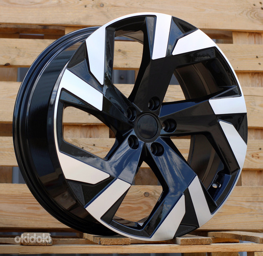 R19x8  5X112  ET  40  57.1  FBX230  Black Polished (MB)  For SKODA  (K8)  (HYBRID FORGED)