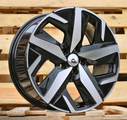 R18x8  5X112  ET  45  57.1  FBX236  Black Polished (MB)  For VW  (Z5)  (HYBRID FORGED)