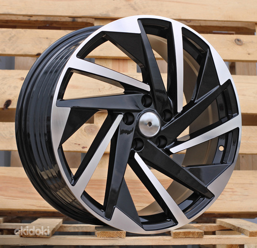 R19x8  5X112  ET  40  57.1  FBX170  Black Polished (MB)  For VW  (P1)  (HYBRID FORGED)