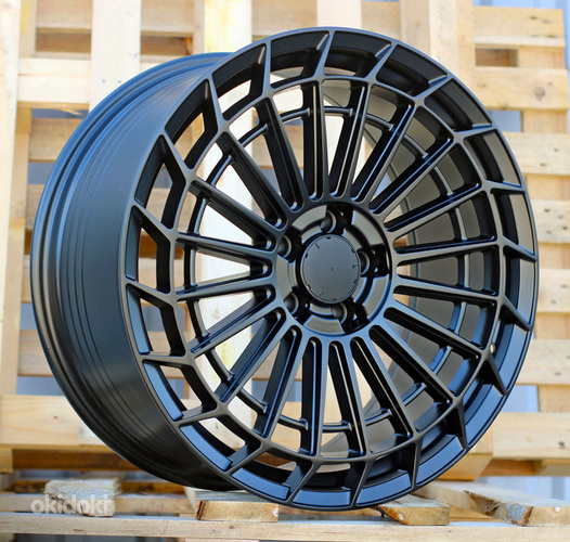 R18x9  5X112  ET  40  66.6  FBX162  (YF0359)  Black Half Matt (BLHM)  For MER  (Z6+M)  (HYBRID FORGED Rear+Front)