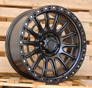 R20x9  6X139.7  ET  0  110.1  FBX134  Black Matt (BM)  For 4X4  (K3)  (HYBRID FORGED MB+Silver Rivets) (1 foto / 1)