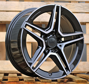 R18x8  5X112  ET  35  66.6  FBX142  Black Polished (MB)  For MER  (K8)  (HYBRID FORGED) (1 foto / 1)