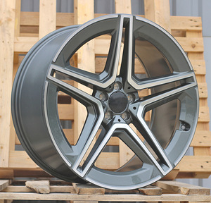 R22x11.5  5X112  ET  47  66.5  FBX142  (H3067F)  Grey Polished (MG)  For MER  (Z3)  (HYBRID FORGED Rear+Front) (1 foto / 1)