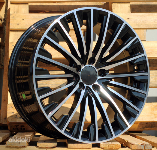 R19x8.5  5X112  ET  40  66.5  FBX132  Black Polished (MB)  For MER  (Z5)  (HYBRID FORGED Rear+Front)