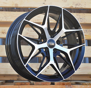 R17x7  5X108  ET  40  67.1  FBX114  Black Polished (MB)  For RACIN  (M)  ((AKC 80 Eur)HYBRID FORGED) (1 foto / 1)