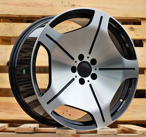 R19x8.5  5X112  ET  35  66.6  FBX035  Black Polished (MB)  For MER  (K3)  (HYBRID FORGED Rear+Front) (1 foto / 1)