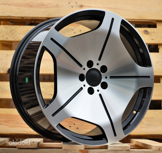 R19x8.5  5X112  ET  35  66.6  FBX035  Black Polished (MB)  For MER  (K3)  (HYBRID FORGED Rear+Front)