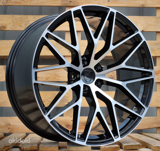 R21x11  5X130  ET  58  71.6  FB1705  Black Polished (MB)  For PORCH  (K7)  (FORGED (Rear+Front))