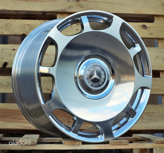 R20x9.5  5X112  ET  43.5  66.5  FBX007-20  Full Polished (FPL)  For MER  (Z5+K7)  (HYBRID FORGED Rear+Front)