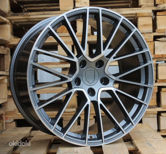 R21x9.5  5X130  ET  46  71.5  FB0010J  Grey Polished (MG)  For PORCH  (K7)  (FORGED (Rear+Front))