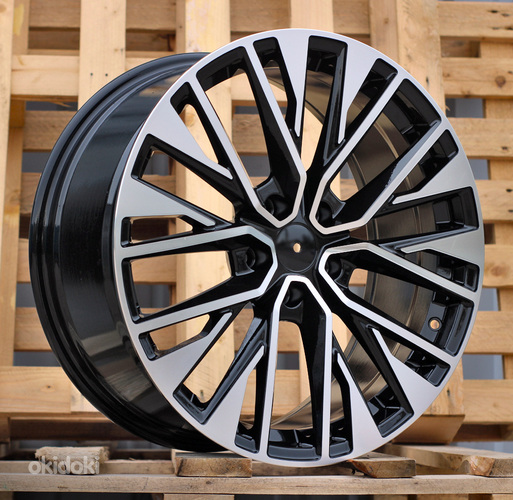 R18x8  5X112  ET  39  66.5  F733  (F8733)  Black Polished (MB)  For AUD  (Z3)  (HYBRID FORGED New Model)