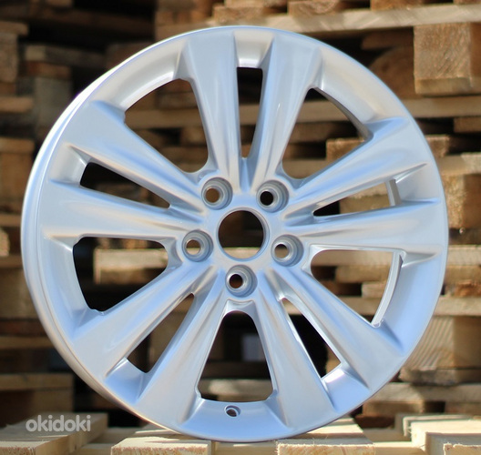 R16x7  5X100  ET  50  56.1  F5754  Silver (SI)  For SUBAR  (K7)  ((AKC 50 Eur))