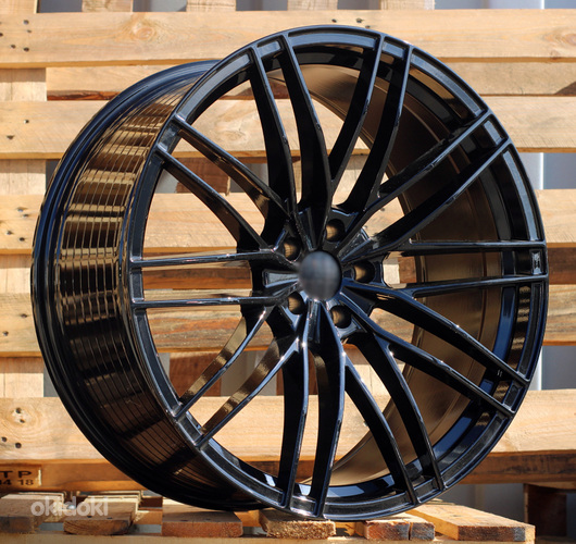 R19x8.5  5X112  ET  35  66.5  F1995  (YF0417)  Black (BL)  For AUD  (K7)  (HYBRID FORGED ABT Style)